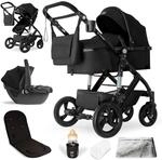 Bergsteiger Nizza 3 in 1 Kinderwagen, Kombikinderwagen Komplettset, Auto-Babyschale,