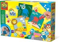 SES Creative 14443 - My first Fingerfarbe Handabdruck Tiere: Malset f&uuml;r...
