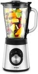 Trisa Royal Crush Standmixer 800W, Smoothie-Maker mit 1,5L Glaskrug, Weiss