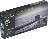 Heller 57075 STARTER KIT U-Boot S/M Redoutable 1/400