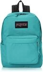 JanSport SuperBreak Plus Laptop-Rucksack im Classic Petrol - 15" Innentasche mit