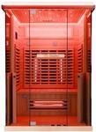 Dewello&reg; Infrarotkabine Infrarotsauna KENORA 130x105 f&uuml;r 1-2 Personen aus
