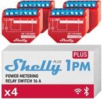 Shelly Plus 1 PM 4er Pack