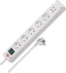 Brennenstuhl Bremounta Steckdosenleiste 5-Fach mit USB C-Ladefunktion