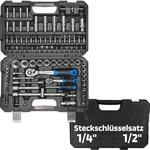 SW-Stahl 07797L Steckschl&uuml;sselsatz 97-teilig - Knarrenkasten 1/4 & 1/2 Zoll 