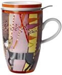 Goebel Rosina Wachtmeister Teetasse SOTTOSOPRA mit Deckel und Sieb f&uuml;r 450ml