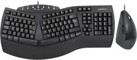 Perixx PERIDUO-512B US, Kabelgebundene ergonomische Tastatur und vertikale