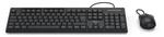 Hama Tastatur Maus Set CKM-200, ergonomisches Tippgef&uuml;hl mit leise Tasten 