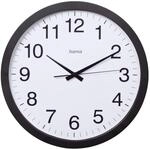 Hama Wanduhr, ohne Tickger&auml;usche, analoge Uhr, gro&szlig;, inkl. Batterie, &Oslash; 40cm