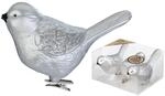 Inge-glas Christbaumschmuck V&ouml;gel auf Clip 9cm Kunststoff 3er Set - Gro&szlig;e