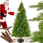 tectake® Künstlicher Weihnachtsbaum, naturgetreuer Tannenbaum künstlich mit tectake® Künstlicher Weihnachtsbaum, naturgetreuer Tannenbaum künstlich mit