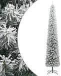 vidaXL Weihnachtsbaum Schlank, Christbaum mit Metallst&auml;nder, Weihnachtsdekoration