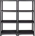 Ondis24 Regal, Lagerregal, 60 x 30 x 138 (H) cm, 12 Zoll Steckregal, Kunststoff,