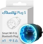 Shelly Plug S Gen3 Schwarz - WLAN Smarte Steckdose, Leistungsmessung, 12A,...