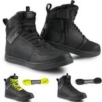 SHIMA Rebel 2.0 Motorrad Schuhe Herren Leder Bel&uuml;ftet Motorradstiefel Protektoren