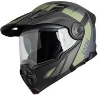 IXS Venture 1.0 Klapphelm, schwarz matt/grau/gr&uuml;n, L (59/60)