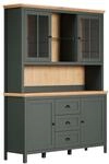 trendteam smart living - Stanton - Buffetschrank - Tannengr&uuml;n/Evoke Eiche - Vitrine