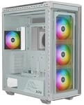 XPG BATTLECRUISER II ST E-ATX 4 Fan ARGB geh&auml;rtetes Glas, wei&szlig;,