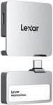 Lexar Professional Go Portable SSD mit HUB 2TB, ultrakompakt, unterst&uuml;tzt Apple