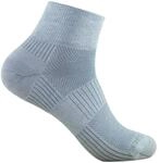 Wrightsock Coolmesh II Quarter grau - L
