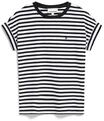 ARMEDANGELS Damen T-Shirt aus Bio-Baumwolle IDAARA Stripes Loose Fit White-Black XL