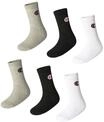 Champion Unisex Core 6pp Crew F&uuml;&szlig;linge (6er Pack)