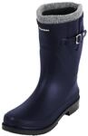 Regenliebe Damen Gummistiefel Pf&uuml;tze-W warm gef&uuml;ttert halbhoher Regenstiefel,