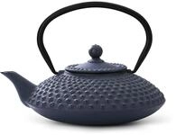 Bredemeijer flache blaue gusseiserne Teekanne 1.25 Liter Xilin mit...