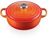 Le Creuset Emaillierter Gusseisen-Signature Sauteuse-Backofen, 3,5 qt, Flamme