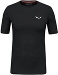Salewa Herren Cristallo Warm Amr M T-srt. Shortsleeve Tee, Black Out, XL EU