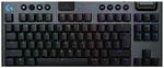 Logitech G G915 X LIGHTSPEED TKL - Kabellose flache Gaming-Tastatur | Niedriges