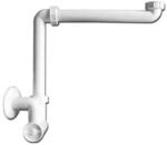 SOLIDO 9003076003976 5/4" x 30 mm Raumspar-M&ouml;belsiphon, wei&szlig;