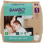 Bambo Nature Baby Windeln Gr&ouml;&szlig;e 1 (2-4kg) - 22 St Premium Diapers mit...