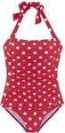 Lascana Damen Badeanzug in Neckholder-Form, Punkte