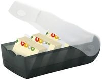 HAN Lernkarteibox CROCO, einfach Vokabeln lernen mit 5-F&auml;cher-Lernsystem, DIN A8