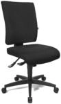 TOPSTAR | B&uuml;rostuhl Comfort | H&ouml;henverstellbare R&uuml;ckenlehne | Bezug Schwarz