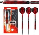 Harrows Fire Inferno 90% Tungsten Steel Tip Darts Set 23g | Inklusive roter...