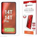 Displex Schutzglas 2D/ Clear (10H) f&uuml;r Xiaomi 14T, 14T Pro, Eco-Montagerahmen,