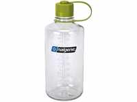 Nalgene Narrow Mouth Water Bottle, 1-Quart, Clear/Green - 32 oz by Nalgene