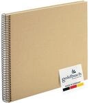 goldbuch 25 606 Spiralalbum Bella Vista, Fotoalbum 35x30x1,5 cm, Beige
