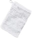 Caw&ouml; Waschhandschuh "1001 Noblesse" Walk-Frottier wei&szlig; Gr&ouml;&szlig;e 16x22 cm
