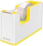 Leitz WOW Klebeband-Tischabroller Duo Colour inkl. Klebeband, Wei&szlig;/Gelb