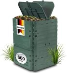 GARANTIA Thermo-King Komposter 600 Liter gr&uuml;n f&uuml;r Gartenabfall mit