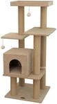 Dehner Lieblinge Katzen-Kratzbaum Nele, ca. 122 x 50 x 50 cm, Jute, beige