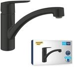 GROHE Start, K&uuml;chenarmatur mit flachem Auslauf (Wasserhahn f&uuml;r die K&uuml;che, 140&deg;