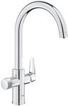 GROHE Blue Pure, K&uuml;chenarmatur, mit Filterfunktion (Gefiltertes Wasser:...