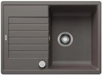 BLANCO ZIA 45 S Compact | Granitsp&uuml;le aus SILGRANIT vulkangrau | Einbauart: Einbau