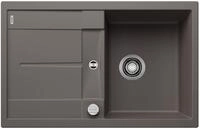 BLANCO METRA 45 S | Granitsp&uuml;le aus SILGRANIT vulkangrau | Einbauart: Einbau von