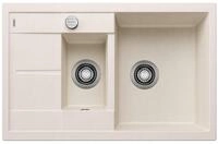 BLANCO METRA 6 S Compact | Granitsp&uuml;le aus SILGRANIT softwei&szlig; | Einbauart: Einbau