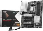 MSI PRO B840-P WiFi Mainboard, ATX - Unterst&uuml;tzt AMD Ryzen 9000/8000 / 7000